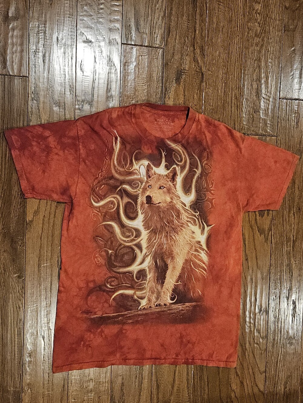 The Mountain Phoenix Wolf T-Shirt - Size Large